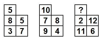 Каким числом следует заменить знак вопроса?